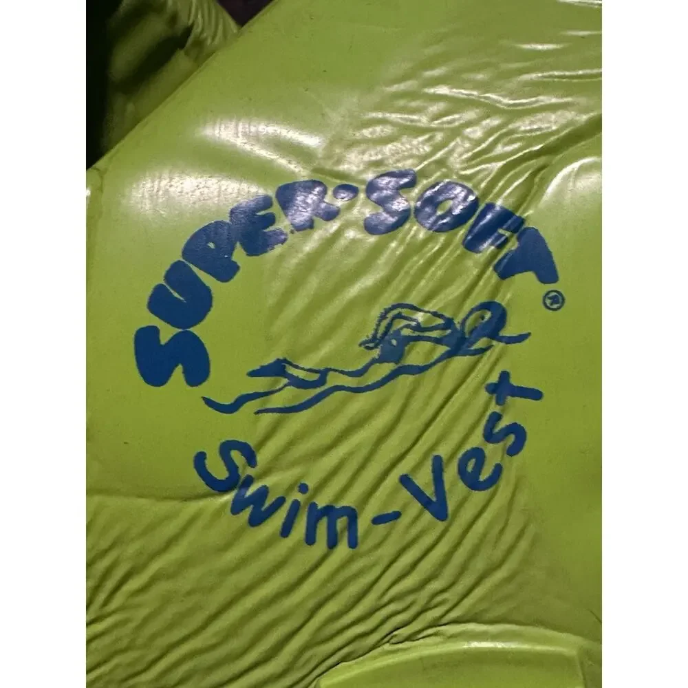 TRC Recreation Super Soft Child Life Jacket Swim Vest SZ XS Green Turtle 30-50lb